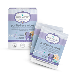Pharmasept Baby Purified Eye Wipes Οφθαλμικά Μαντηλάκια 10τμχ
