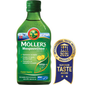 Moller's Μουρουνελαιο Lemon 250Ml