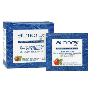 Almora Plus SACHET- Ηλεκτρολύτες για την Ενυδάτωση του Οργανισμού- Φράουλα-12 φακελίδια