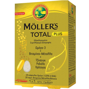 Moller's Total Plus 28 Caps + 28 Tabs