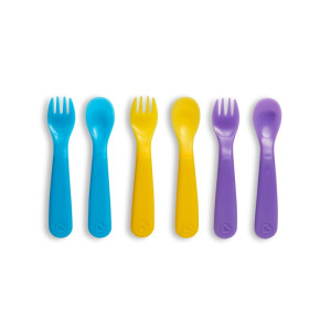 Munchkin Σετ Πολύχρωμα Πιρούνια & Κουτάλια Colour Change Forks & Spoons (6τμχ) (12536)