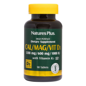 Natures Plus Cal/Mag/Vitk2 90Tabs