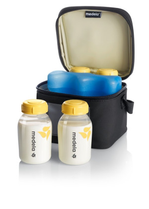 Medela Cooler Bag Με 4 Μπιμπερό