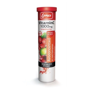 Lanes Eff Vit C 1000Mg + Cranberry 20T