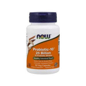 Now Probiotic-10 25 Billion - 50 Vcaps