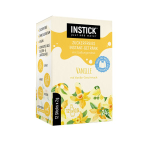 Instick Χυμος Σε Σκονη Για 0,5 Lit Βανιλια (12Xσακουλάκι 2,5Gr)