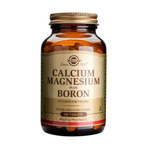 Solgar Calcium Magnesium + Boron Tabs 100S