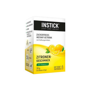 Instick Χυμος Σε Σκονη Για 0,5 Lit Λεμονι (12Xσακουλάκι 2,5Gr)