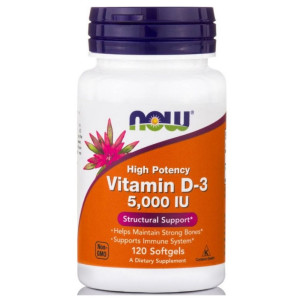 Now D-3 (5,000 Iu) - 120 Softgels