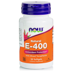 Now E-400 Iu, Mixed Tocopherols / Unsterified - 50 Softgels