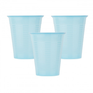 Bournas Medical Οδοντιατρικό Ποτηράκι 132.001.B Γαλάζιο 180ml (100τμχ)