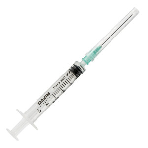 Nipro Σύριγγες 2,5ml 21G 1 1/2" 100 Τεμάχια