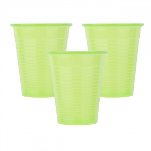 Bournas Medical Οδοντιατρικό Ποτηράκι 132.001.LG Λαχανί 180ml (100τμχ)