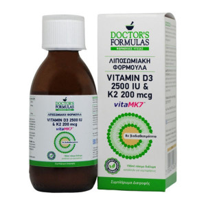 Doctor's Formulas L. Vitamin D3 2500Iu & K2 200Mcg 150Ml
