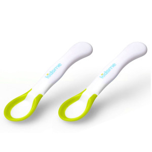 Kidsme Σετ 2 Κουταλιών Θερμοκρασίας Lime 6m+
