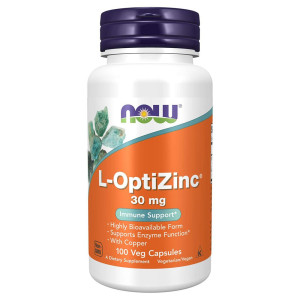 Now L-Optizinc 30 Mg - 100 Capsules