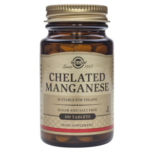 Solgar Chelated Manganese 8Mg Tabs 100S