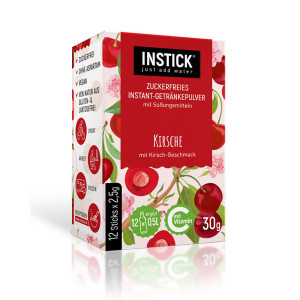 Instick Χυμος Σε Σκονη Για 0,5 Lit Κερασι (12Xσακουλάκι 2,5Gr)