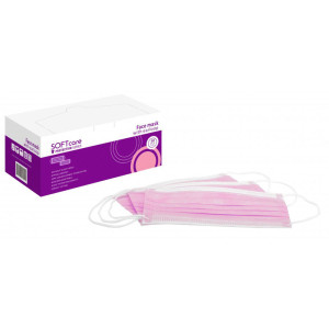 Softcare Χειρουργική Μάσκα Προσώπου 3ply Τύπου II 121.011 (Διάφορα Χρώματα) 50τμχ