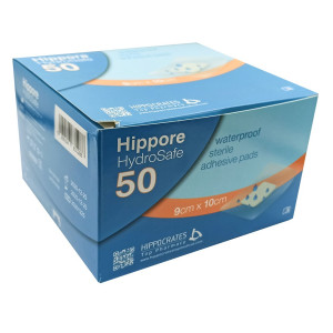 Hippore Hydrosafe 9cm x 10cm Αδιάβροχο Αποστεριωμένο Αυτοκόλλητο Επίθεμα 1 Τεμάχιο