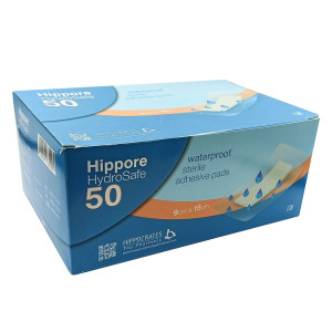 Hippore Hydrosafe 9cm x 15cm Αδιάβροχο Αποστεριωμένο Αυτοκόλλητο Επίθεμα 1 Τεμάχιο