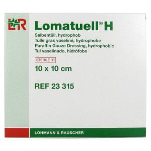 Lomatuell Γάζα Βαζελινούχα - Παραφίνης 10cm x 10cm