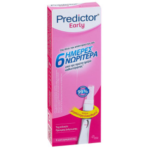 Predictor Early Test 6 Days Τεστ Εγκυμοσύνης 6 Ημέρες Νωρίτερα 1 Τεστ