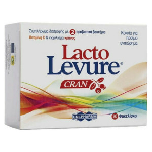 Uni-Pharma Lactolevure Cran  Bt x 20 Sticks