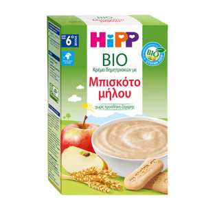 Hipp Κρεμα Μπισκότο Μήλου 6Ο Μηνα 200Gr
