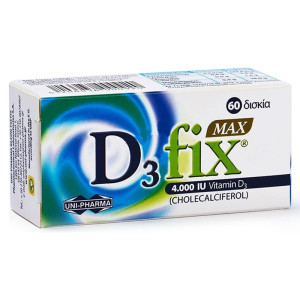 Uni-Pharma D3 Fix Max 4000Iu 60Tabs