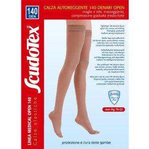Scudotex 589 Κάλτσες Ριζομηρίου Unisex Micro Ανοικτά Δάκτυλα 140 DEN (19-22mmHg) Daino