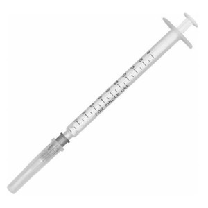 Alfashield Σύριγγες 1ml Με Βελόνα 27G 100 Τεμάχια