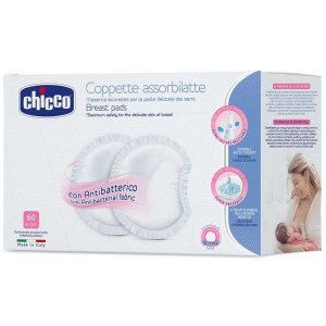 Chicco Επιθεματα Στηθους Αντιβακτηριακα -60Τ