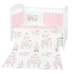Kikka Boo Baby bedding set Day in Paris 2 pcs EU style 70/140