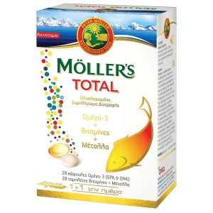 Moller's Total 28 Caps + 28 Tabs