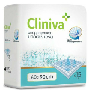 Cliniva Bed Υποσέντονο Μιας Χρήσης 15 60Χ90 Τεμάχια