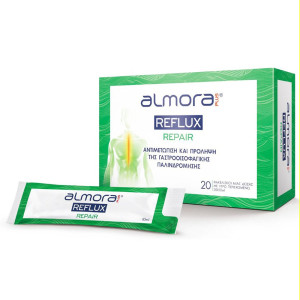 Αlmora REFLUX REPAIR- Αντιμετώπιση και Πρόληψη της Γαστροοισοφαγικής Παλινδρομικής Νόσου- 20 φακελίδια με υγρό περιεχόμενο