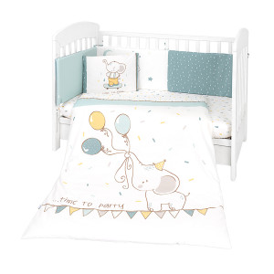 Kikka Boo Baby bedding set  Elephant Time 2 pcs EU style 70/140