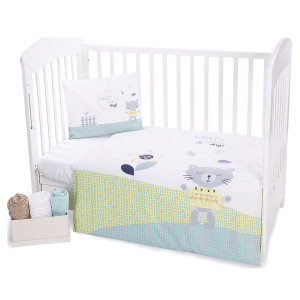 Kikka Boo Baby bedding set Cat Lovely Day 2 pcs EU style 70/140