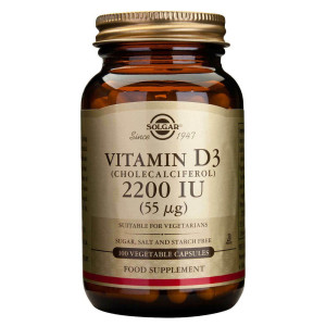 Solgar Vit. D-3 2200 Iu Veg.Caps 100S
