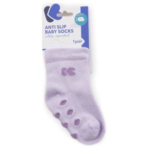 Kikka Boo Καλτσάκια Αντιολισθητικά Purple 6-12 Μηνών 1 Τεμάχιο