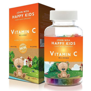 John Noa Happy Kids Vitamin C 90 ζελεδάκια