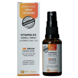 John Noa Origin Spray Vitamin D3 1000IU Λιποσωμιακό 30ml