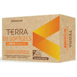 Genecom Terra D3 1200Iu 60Softgels