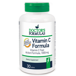 Doctor's Formulas Vitamin C 30 Tablets Fast-Action 1000Mg