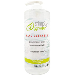 Simply Green Gel Καθαρισμού Χεριών 1000ml