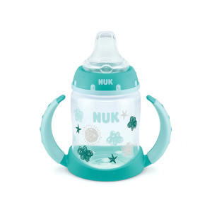 Nuk Μπιμπερό First Choice Plus PP Εκπαιδευτικό με 2 Λαβές Μωβ με Δείκτη Ελέγχου Θερμοκρασίας 150ml 4008600387305
