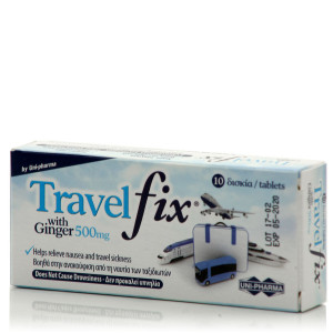 Uni-Pharma Travel Fix with Ginger 10 Δισκία