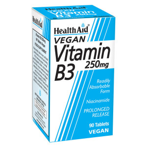Health Aid Vitamin B3 (Niacin) 250Mg Tablets 90'S
