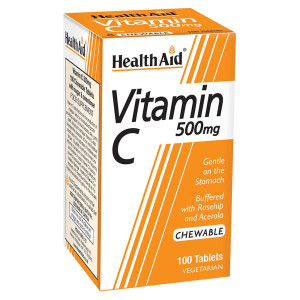 Health Aid Vit-C 1Gr (Μασώμενη) 100Tabs -Economy